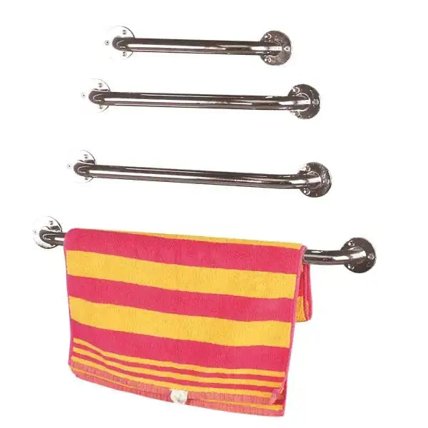 Haltegriffe Servocare aus kräftigem Stahlrohr für mehr Sicherheit im Badezimmer. Robuste Wandmontage für barrierefreie Nutzung.