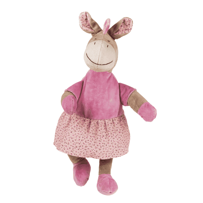 Wärmflasche 0,8 Liter als Plüschtier Giraffe in Rosa – süßes Schnuffeltier für wohlige Wärme und kindgerechtes Design.