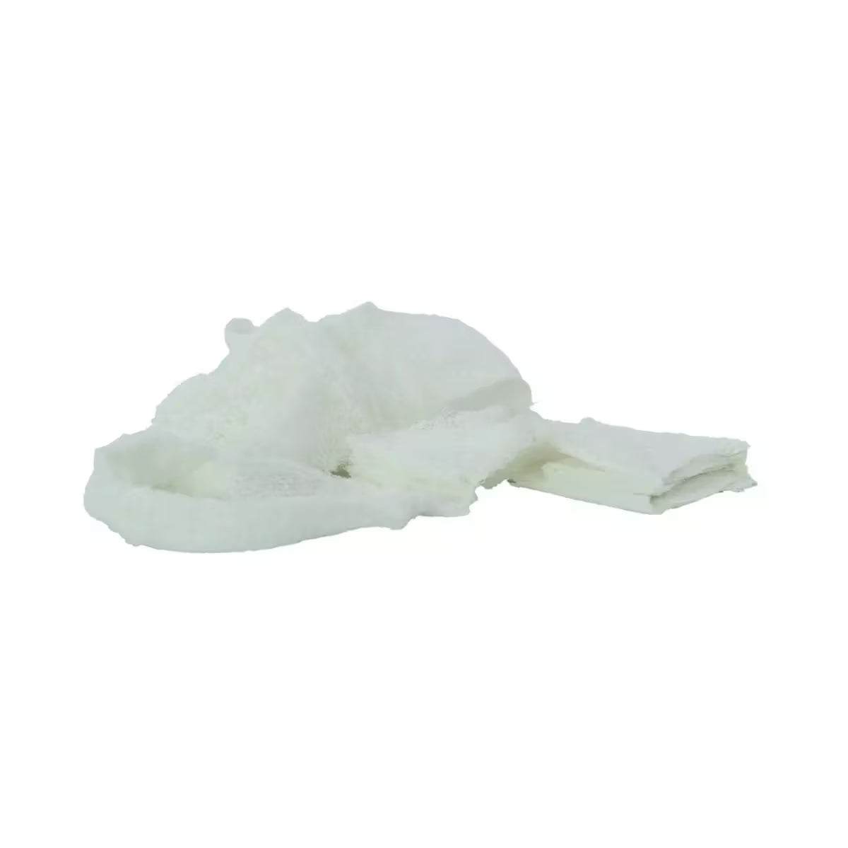 WERO MED-X Tactical Compressed Gauze – Kompakte Notfall-Gaze entfaltet und einsatzbereit für Woundpacking bei starken Blutungen im Erste-Hilfe-Bereich.