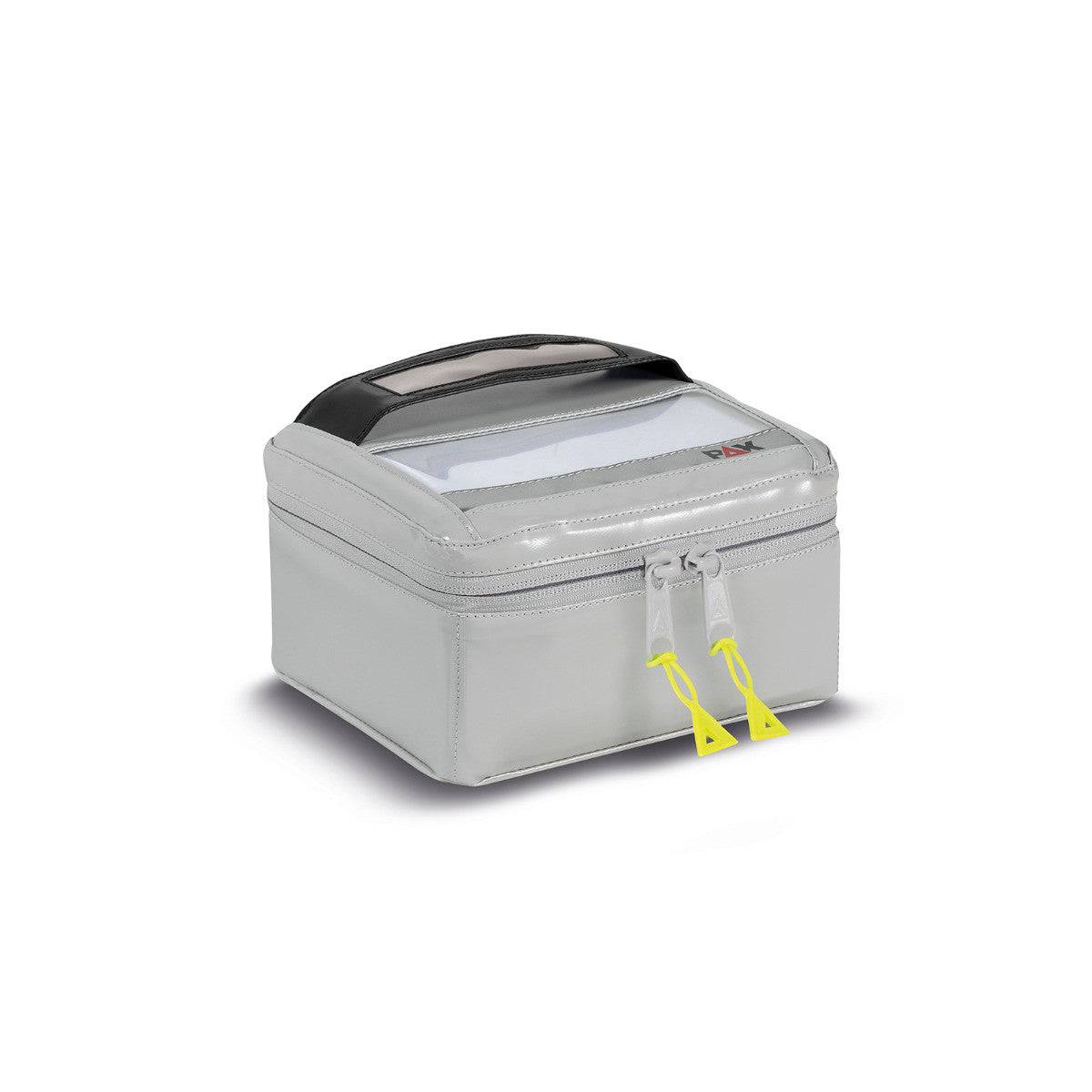 PAX Klarsichtmodul P5/11 - MB mit schwarzem Griff, medizinisches Innenmodul für strukturierte Organisation und schnellen Zugriff im Einsatz.