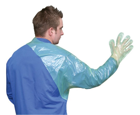 Veterinär-Einmalhandschuh mit Schulterschutz 50 Stück