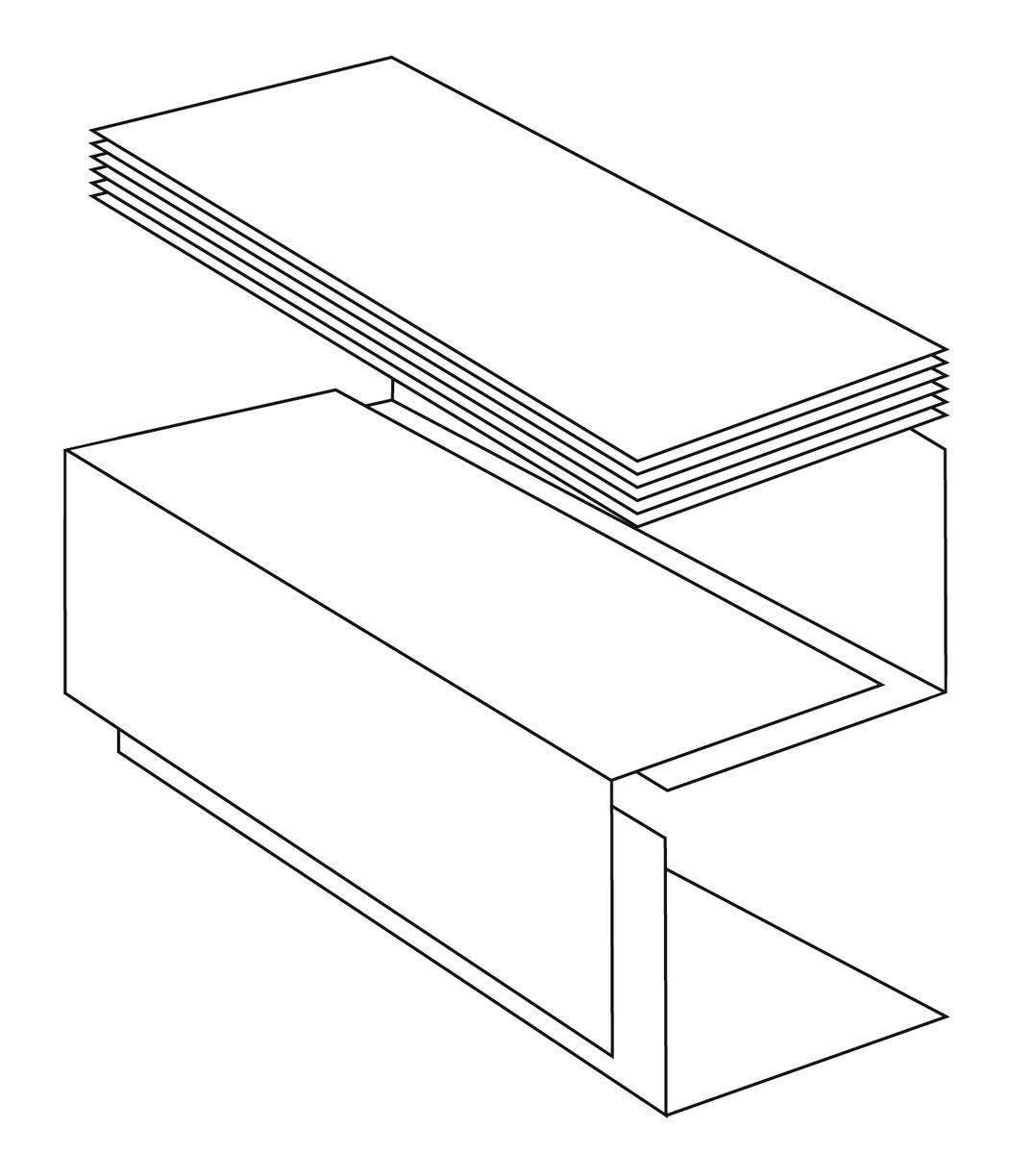 Falthandtuchspender / Papiertuchspender ILZF10