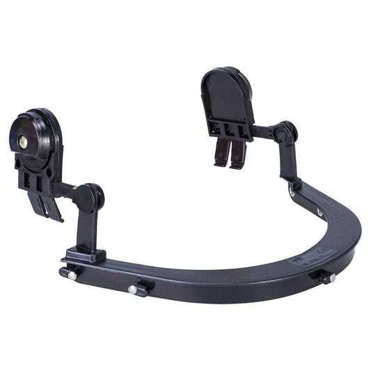 PS58 - Helmvisierhalter universell einsetzbar in Schwarz, passend für Endurancehelme mit Universalschlitzen für Visiere und Gehörschutz.