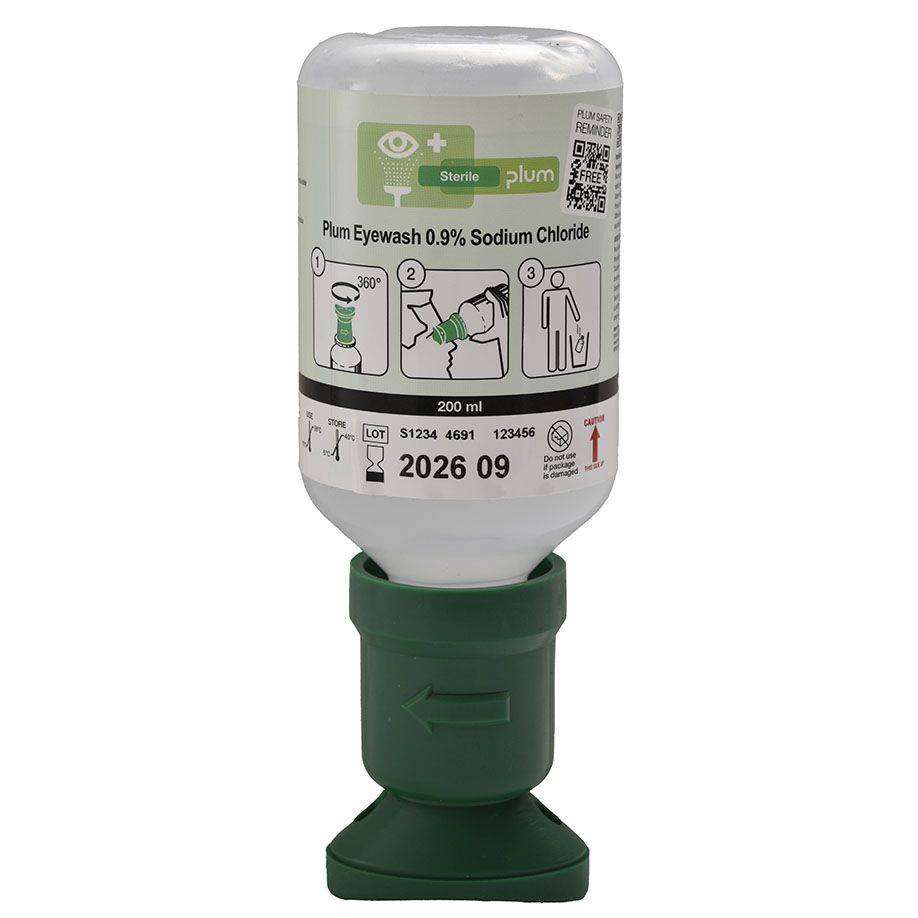 Augenspülflasche Plum 200 ml (0,9 % Natriumchloridlösung) - Medasi.shop - PZN - 04397388
