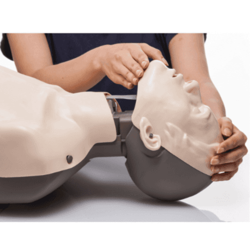 Reanimationspuppe mit Klicker & sichtbarer Beatmung. Ideal für HLW-Training. Jetzt bei Medasi.shop – auch Erste-Hilfe- & Notfalltrainingsbedarf!