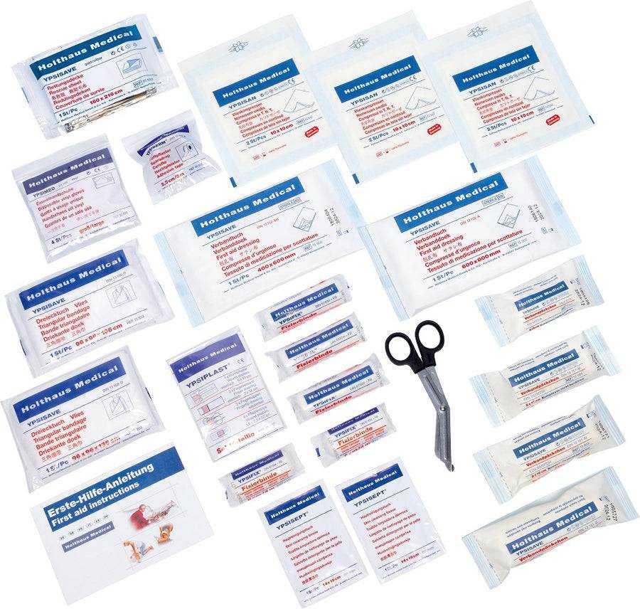 Erste-Hilfe-Füllsortiment nach DIN 13169 – ideal für Betriebe mit vielen Mitarbeitenden. Mit Pflastern, Verbänden, Kompressen & mehr. Jetzt bei Medasi.shop!