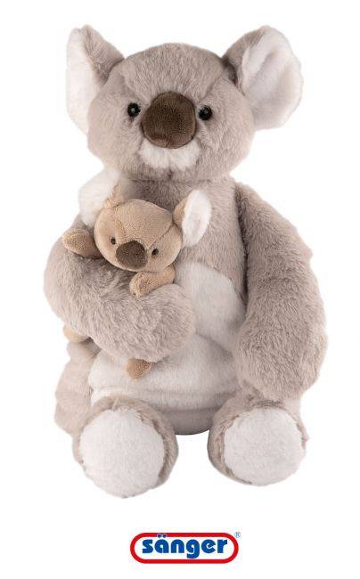 Kuschelfamilie Set mit Wärmflasche und Kirschkernkissen – Koala Jess & Baby Jessie. Kuschelige Wärmflasche mit herausnehmbarem Kirschkernkissen für wohlige Wärme.