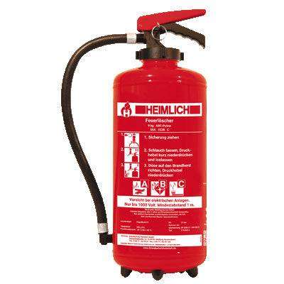 Pulver Aufladefeuerlöscher Heimlich ABC P9HeS - 4 9 Kg 15 LE - Medasi.shop - 54019 - Heimlich