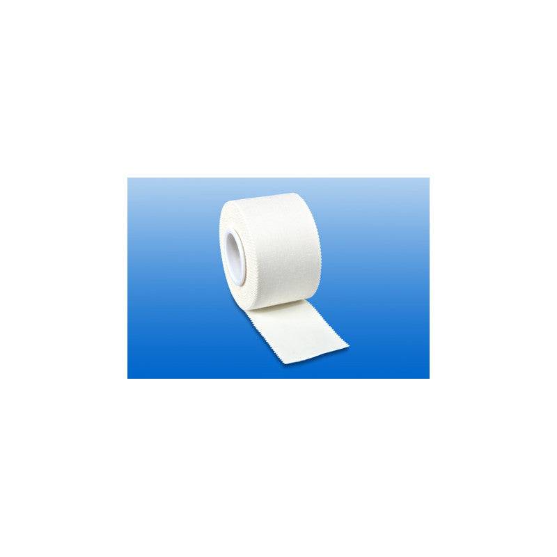 Weißes unelastisches Pflastertape Nobamed Rudatape, ideal für Tapeverbände in der Chirurgie und Orthopädie im Gesundheitsbereich.