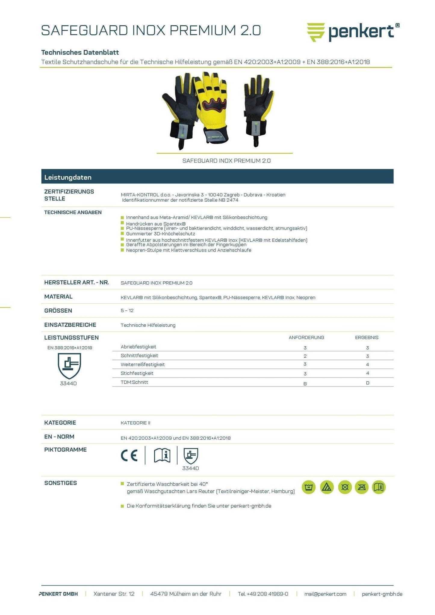 Schutzhandschuhe SAFEGUARD INOX PREMIUM 2.0 - Medasi.shop - SG_I_PREMIUM_2.0_g - 05