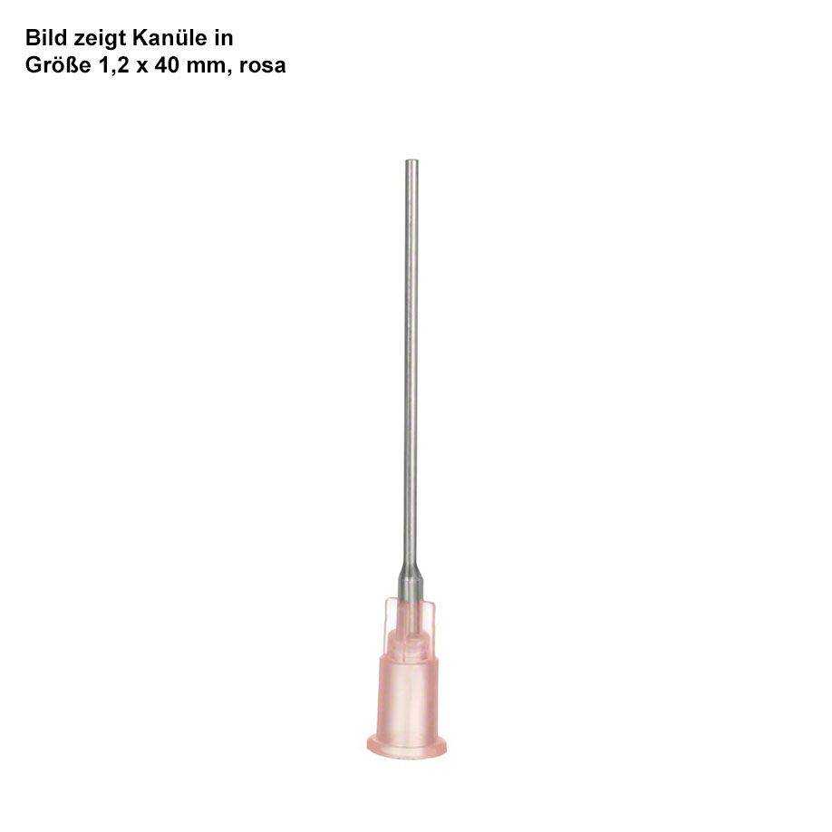 Sterican Mix Kanülen stumpf 18 Gx1 1/2'' 1,2 x 40 mm, rosa (100 Stck.) - Medasi.shop - PZN - 06107638