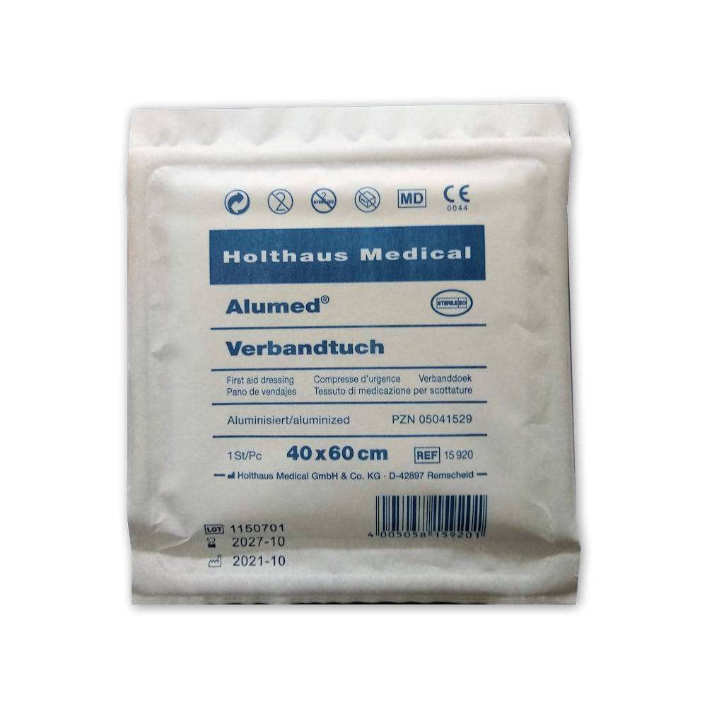 Verbandtuch ALUMED Aluminiumbeschichtet - Medasi.shop - PZN - 05041529