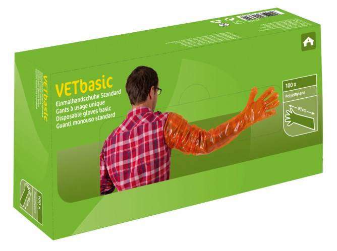 Veterinär - Einmalhandschuh VETbasic 100 Stück - Medasi.shop - 15364 - Kerbl
