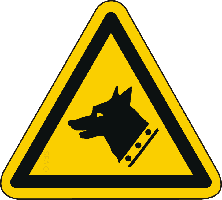 alt="Warnzeichen W013 Warnung vor Wachhunden Sicherheitszeichen"
alt="Sicherheitszeichen Wachhund Grundstück Warnschild Hund"