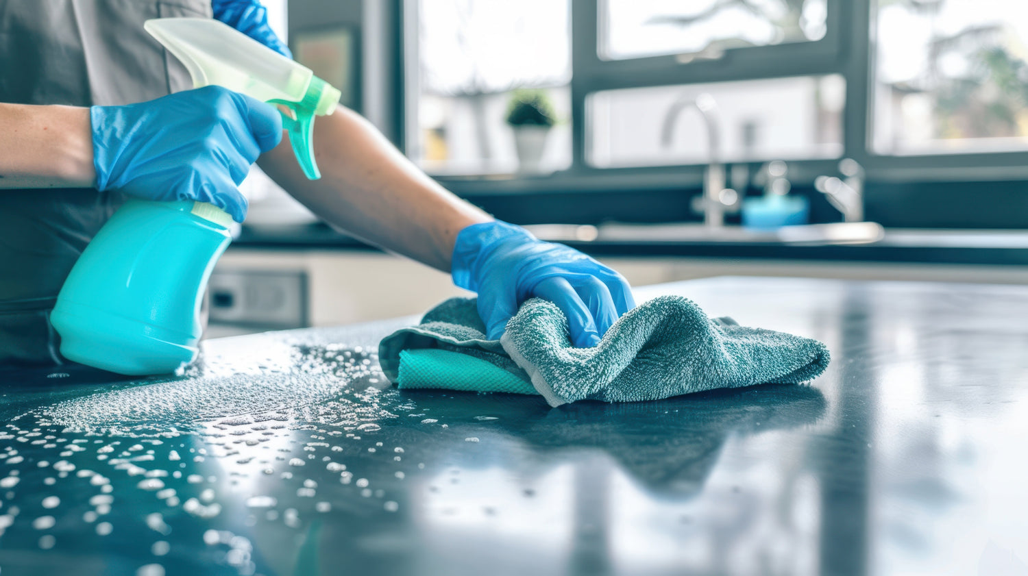 Alt-Text (Deutsch):  
Flächendesinfektion Konzentrate für hygienische Reinigung von Oberflächen.