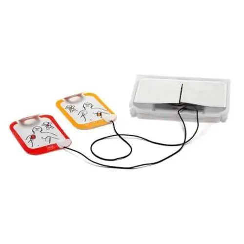 Alt-Text (Deutsch):  
Physio-Control AED Elektroden für schnelle Notfall-Wiederbelebung