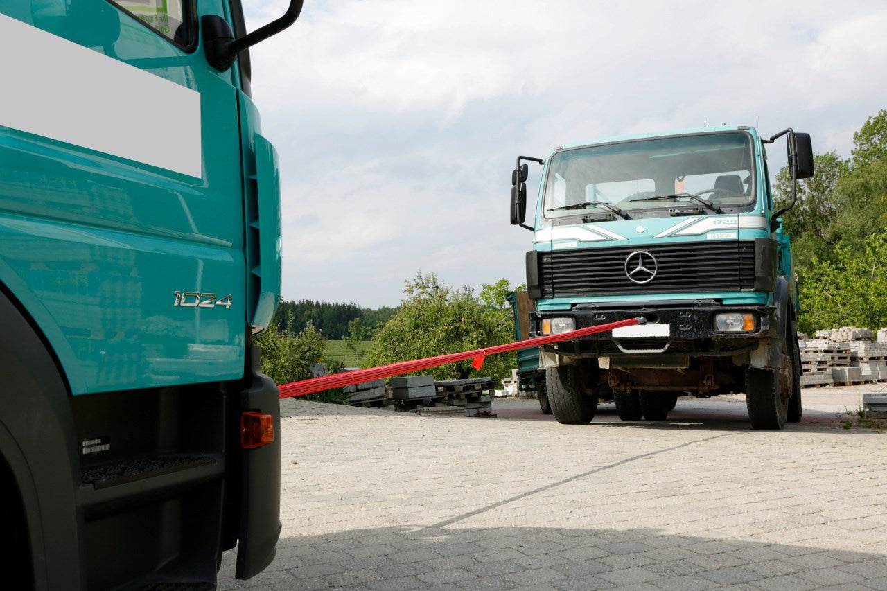 Abschleppschlinge für LKW, Traktoren, Baumaschinen etc. bis 56 Tonnen