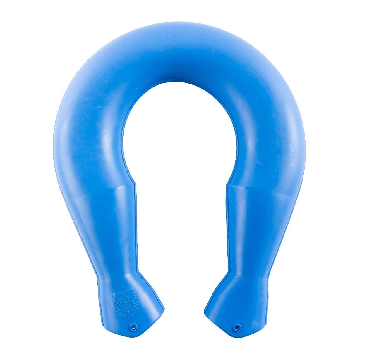 Ohne Bezug Nackenwärmflasche in Blau, ergonomisch geformt für effektive Wärmebehandlung bei Verspannungen im Nacken. Perfekt für den täglichen Gebrauch.