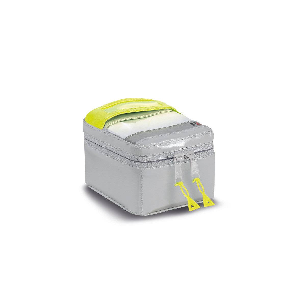 PAX Klarsichtmodul P5/11 - S mit gelbem Griff, robuste Tasche für medizinisches Zubehör, perfekt für den professionellen Einsatz.