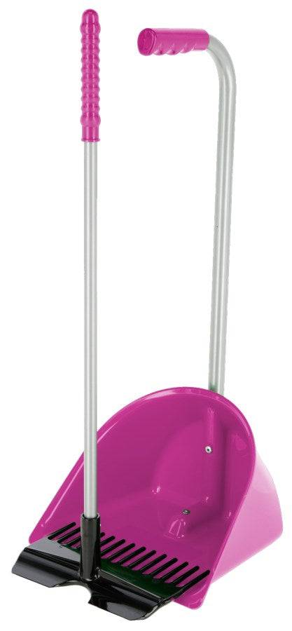 Mistboy® Mini in Rosa – kompakte Kehrschaufel mit Rechen für mühelose Mistbeseitigung. Perfekt für den Haushalt und Garten, leicht und stabil.