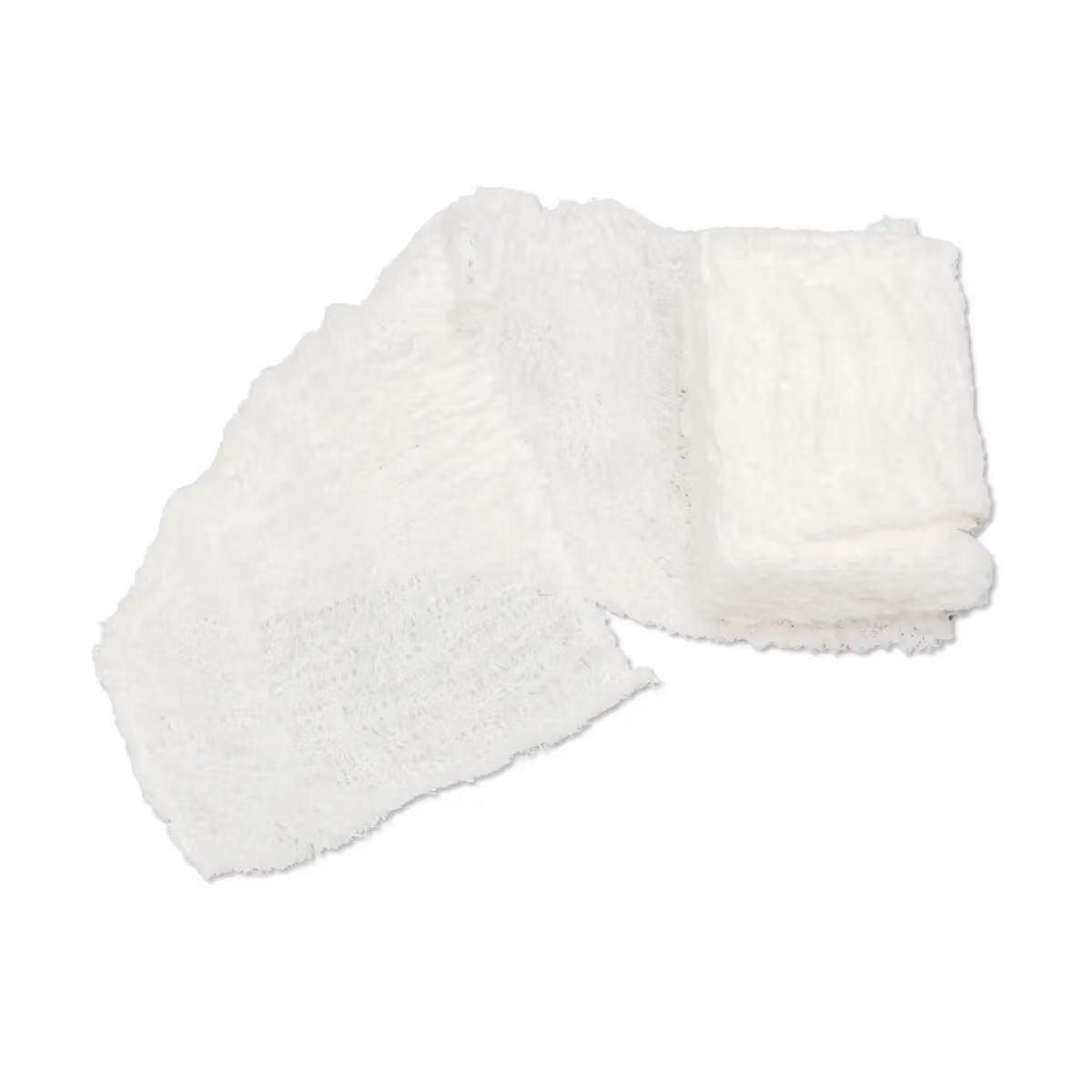 H&H Compressed Gauze – sterile, kompakte Gaze aus Baumwolle, entfaltet für Wundversorgung und Notfallgebrauch im Erste-Hilfe-Set.