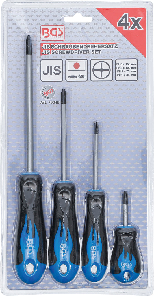 Schraubendreher-Satz BGS JIS Standard 4-tlg., Medasi.shop, Screwdrivers