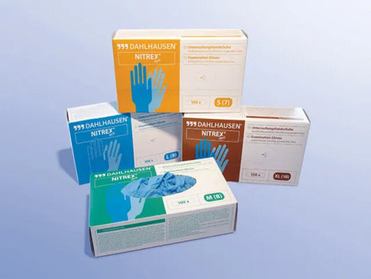 Einmalhandschuhe Nitril-Nitrex blau, Medasi.shop, Medical Supplies