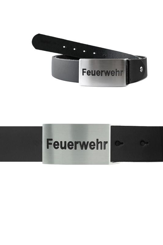 Lederkoppel »FEUERWEHR« Koppel, Medasi.shop, Belts