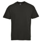 Schwarzes T-Shirt Turin Premium B195 Portwest aus 100 % Baumwolle (195 g/m²), robustes Basic für Arbeitskleidung im professionellen Bereich.