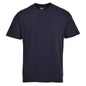 T-Shirt Turin Premium B195 Portwest in Dunkelblau aus 100 % Baumwolle (195 g/m²), ideal für Arbeitskleidung im täglichen Einsatz.