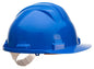 Blauer Arbeitssicherheits-Helm PS61 Portwest mit EN 397 Zertifizierung. Robuster Schutzhelm für industrielle Sicherheitsausrüstung.