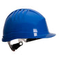 PS62 - Industrieschutzhelm kaufen - Blauer Expertline Schutzhelm mit belüfteter Schale, CE-zertifiziert und ideal für den professionellen Arbeitsschutz.