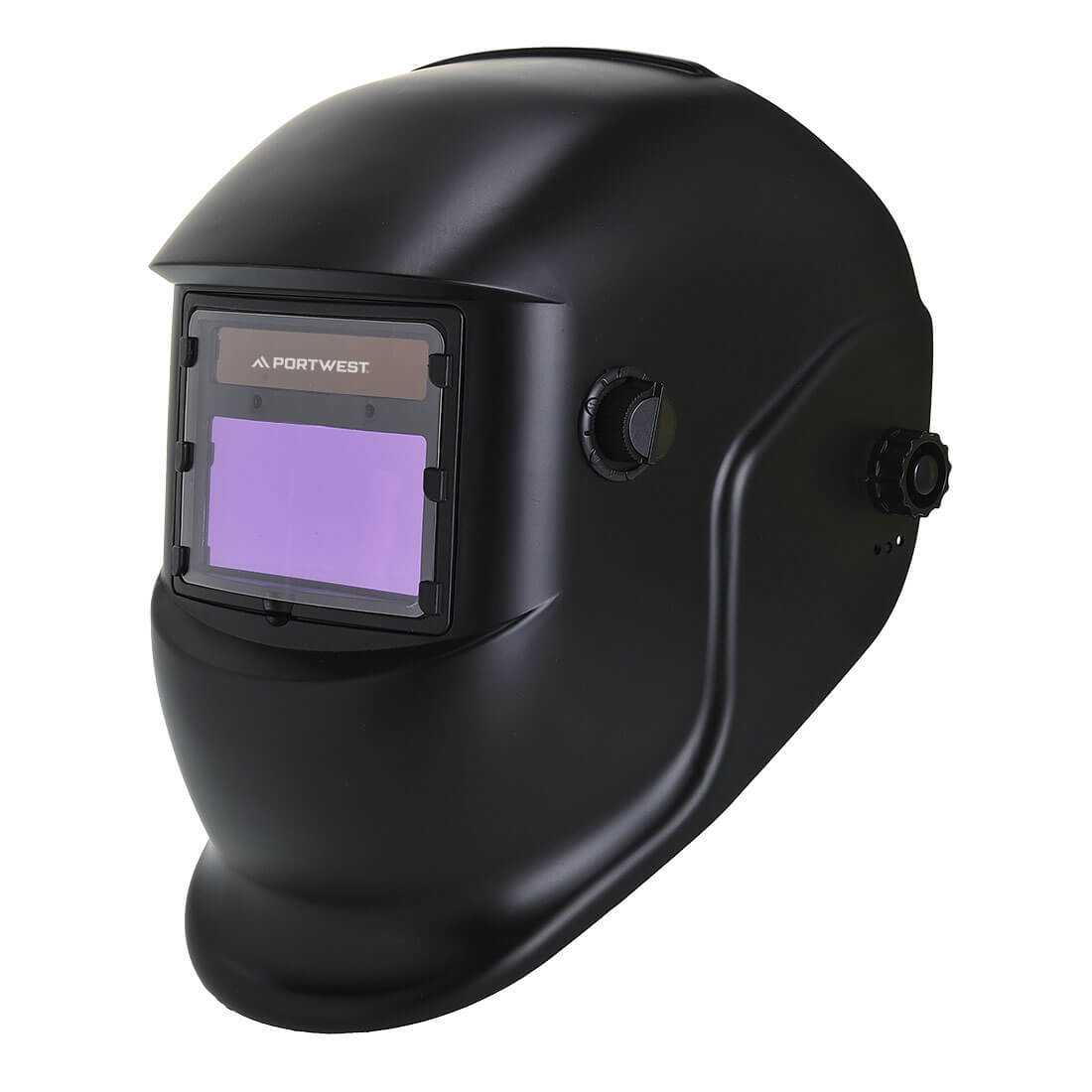 Schweißerhelm BizWeld PW65 - Automatisch abdunkelnd mit Solarzellen und CE-Zertifizierung, ideal für professionellen Arbeitsschutz beim Schweißen.