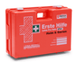 Erste Hilfe Verbandkoffer Leina-Werke Pro Safe plus für Heim & Garten, orange, nach DIN 13169, für private und gewerbliche Nutzung.