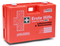 Leina-Werke Erste Hilfe Koffer Pro Safe plus für Lebensmittel & Gastronomie, orange, nach DIN 13169, für Küchen und Restaurants.