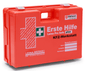 Erste Hilfe Koffer Leina-Werke Pro Safe plus für KFZ-Werkstatt, orange, nach DIN 13169, optimal für den Einsatz in Autowerkstätten.
