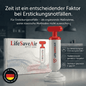 alt="LifeSaveAir Notfallset mit Transportkoffer und Wandhalterung für Erste Hilfe"