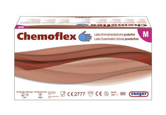 Einmalhandschuh Latex Sänger Chemoflex - Medasi.shop - PZN - 18601622