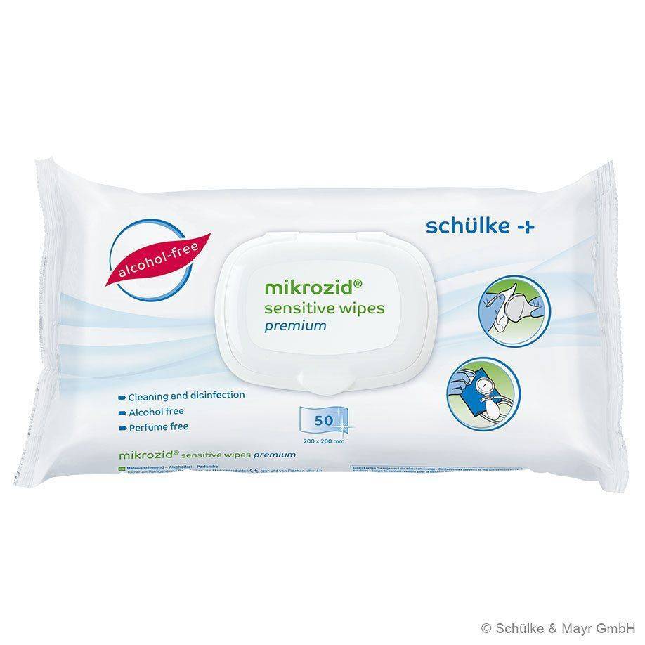 Mikrozid® Sensitive Wipes 20 x 20 cm (50 Tücher) - Medasi.shop - PZN - 17414898