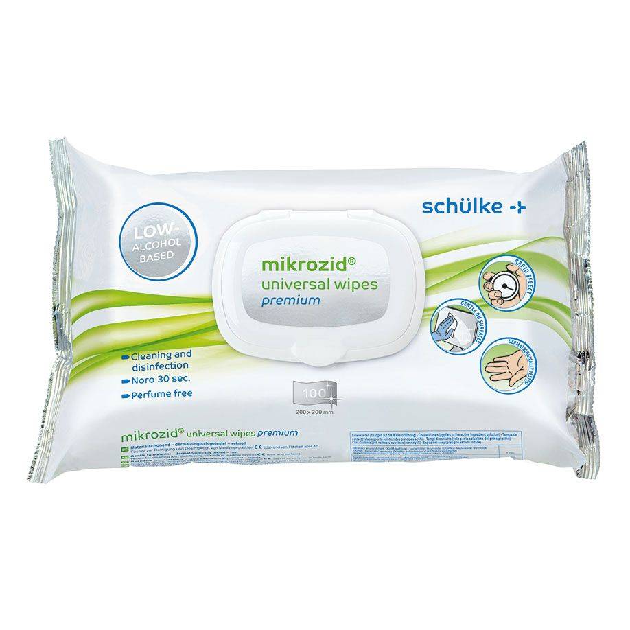 Mikrozid® Universal Wipes Premium maxi 25 x 25 cm (80 Tücher) - Medasi.shop - PZN - 12594915