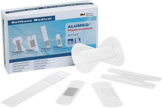 Pflastersortiment Alumed® 50 Stück - Medasi.shop - PZN - 00105756