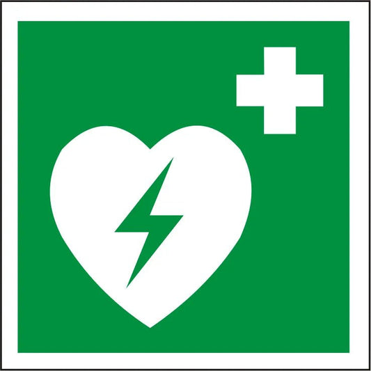 Rettungszeichen Defibrillator - Medasi.shop - N41501