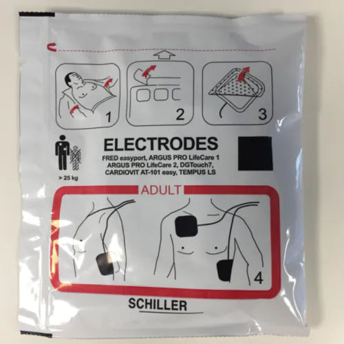 Schiller FRED easyport Elektroden, nicht vorkonnektiert, Medasi.shop, Medical