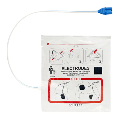 Schiller FRED easyport Elektroden Erwachsene, Medasi.shop, Medical