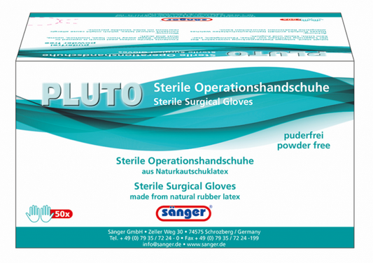 Einmal Operationshandschuhe Pluto Latex OP steril, Medasi.shop, Scrubs