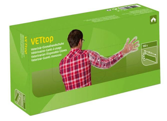 Veterinär - Einmalhandschuh 50 Stück VETtop - Medasi.shop - 1536 - Kerbl